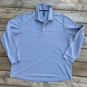 Adidas mens Collared Long Sleeves shirt size XL in Grey